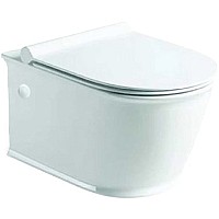 Унитаз SantiLine SL-5009 подвесной Белый с сиденьем Микролифт