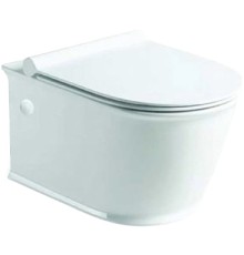 Унитаз SantiLine SL-5009 подвесной Белый с сиденьем Микролифт