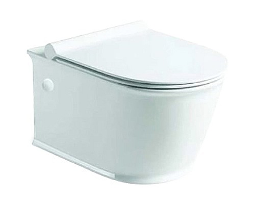 Унитаз SantiLine SL-5009 подвесной Белый с сиденьем Микролифт