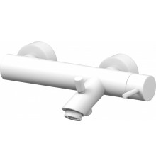 Смеситель Paffoni Light для ванны c душем, белый