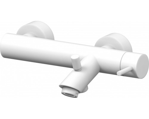 Смеситель Paffoni Light для ванны c душем, белый