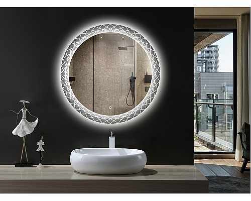 Зеркало со встроенной подсветкой ESBANO ES-3599FD окружность 68