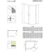 Душевой уголок Radaway Premium Plus E 1700 100x80 Хром