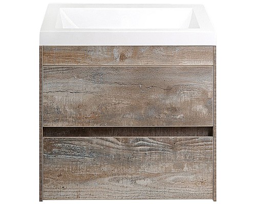 Тумба под раковину Art&Max Family-500-2C-SO-PE подвесная Бетон Экзотик