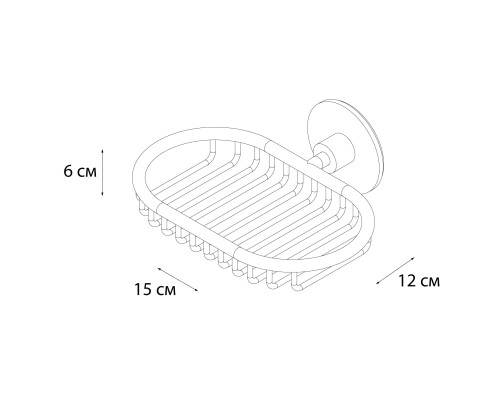 Мыльница FIXSEN Round FX-92109