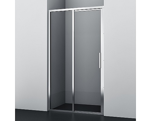 Душевая дверь WasserKRAFT Lopau 120 32S05L профиль Хром стекло прозрачное