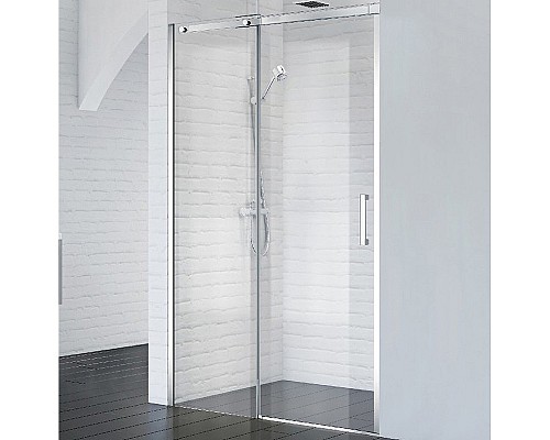 Душевая дверь BelBagno Acqua 150 ACQUA-BF-1-150-C-Cr профиль Хром стекло прозрачное