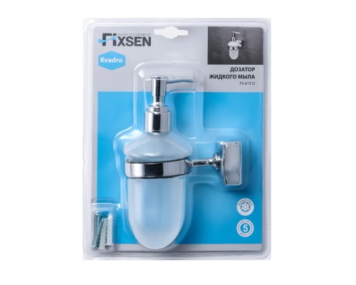 Дозатор жидкого мыла FIXSEN Kvadro FX-61312