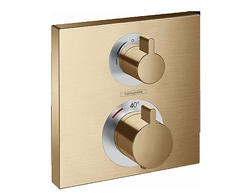 Смеситель для душа Hansgrohe Ecostat Square бронза 15714140