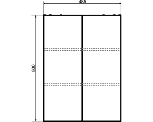 Подвесной шкаф Comforty Порто 50 00-00009235 Дуб дымчатый