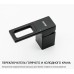 Смеситель на борт ванны Gappo G17-6 Черный матовый