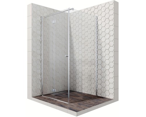 Душевой уголок Ambassador Diamond 100х100 12011106L профиль Хром стекло прозрачное