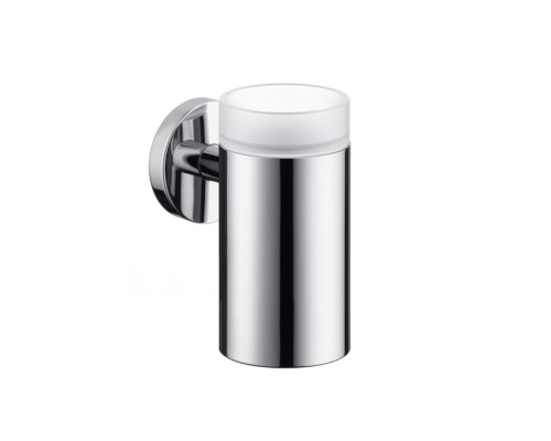 Стаканчик для зубных щеток Hansgrohe Logis с держателем