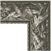 Зеркало Evoform Exclusive 119х59 BY 3494 с фацетом в багетной раме - Византия серебро 99 мм