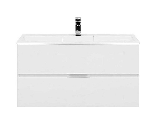 Тумба под раковину Aquanet Алвита 100 235341 подвесная Белая