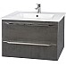 Тумба под раковину Bellezza Луиджи 80 4639213270427 подвесная Серая