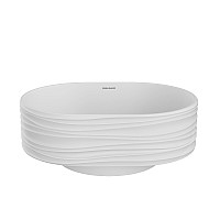 Раковина Kerama Marazzi ARTBASIN Sabbia накладная 50, белая матовая