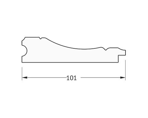 Зеркало Evoform Exclusive-G 161х79 BY 4293 с гравировкой в багетной раме - Вензель серебряный 101 мм
