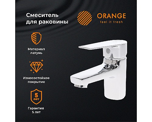 Смеситель для раковины Orange Loop M26-021cr Хром