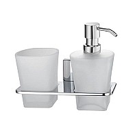 Держатель стакана и дозатора WasserKRAFT K-5089