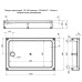 Акриловый поддон для душа Aquanet GL180 120x80 Белый