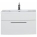 Тумба под раковину De Aqua Кубика 80 167076 подвесная Белая матовая