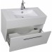 Тумба под раковину De Aqua Кубика 80 167076 подвесная Белая матовая