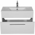 Тумба под раковину De Aqua Кубика 80 167076 подвесная Белая матовая