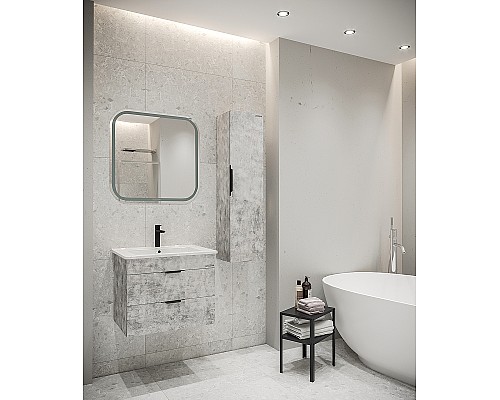 Шкаф пенал Grossman Кросс 30 303006 Бетон