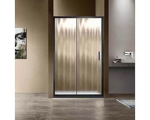 Душевая дверь Vincea Garda VDS-1G120CHB 120 профиль Черный стекло шиншилла