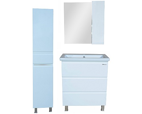 Шкаф пенал Bellezza Асти 35 4626304090019 Белый