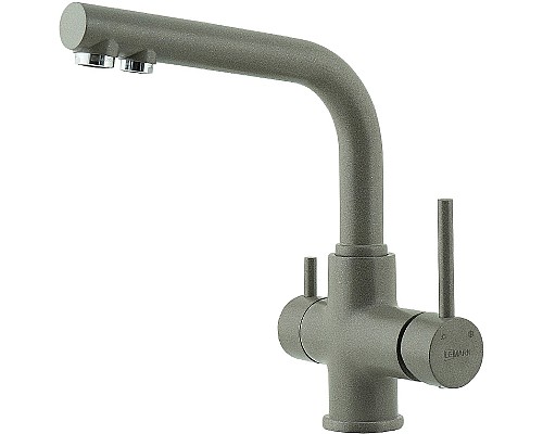 Смеситель для кухни Lemark Comfort LM3061PGS Серый шелк
