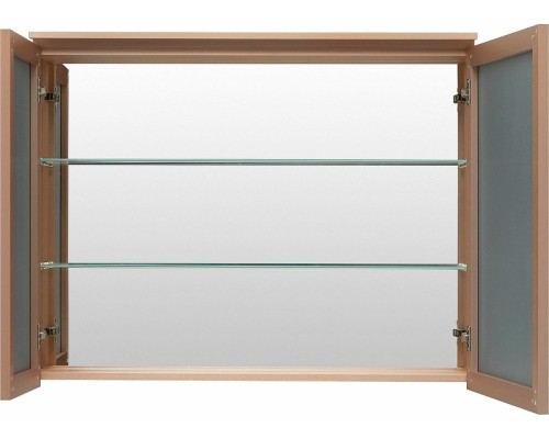 Зеркальный шкаф De Aqua Алюминиум 100 с подсветкой Медь
