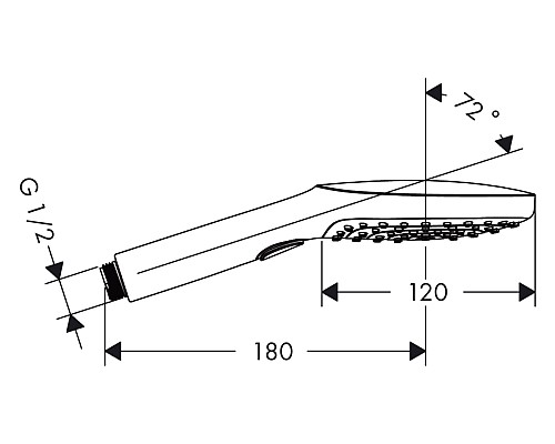 Душевая лейка Hansgrohe Raindance Select 120 Air 26520400