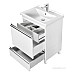 Тумба под раковину Капри 60 белый глянец Aquaton 1A230101KP010
