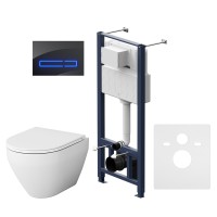 Комплект инсталляция AM.PM Spirit 2.0 с унитазом и клавишей IS450A38.701700