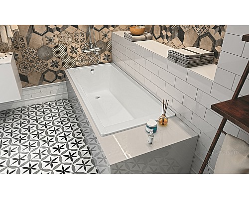 Акриловая ванна Roca Elba 248507000 прямоугольная белая 170х75