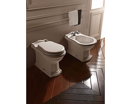 Биде приставное Kerasan Retro 102201 с 1 отверстием под смеситель