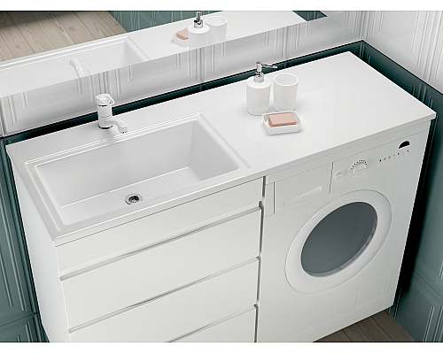 Раковина Style Line Estetus Даллас 130x48 левый Раковина Style Line Estetus Даллас 130x48 левый