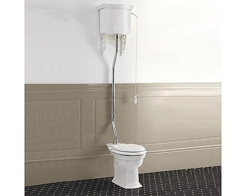 Патрубок для унитаза Devon&Devon Westminster/New Etoile/Rose IBACWESCR Хром