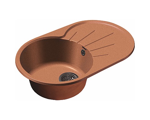 Кухонная мойка GranFest Rondo GF-R750L Терракот