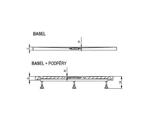Акриловый душевой поддон Riho 432 120x100 белый + сифон DC360050000000S