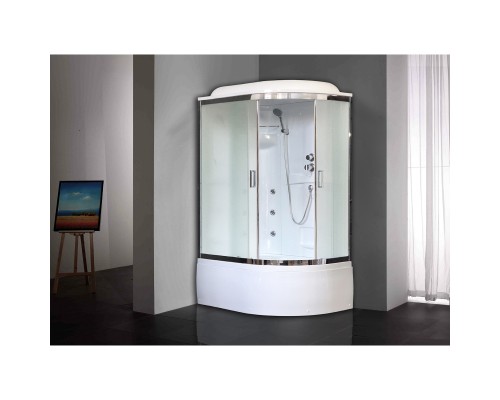 Душевая кабина Royal Bath ВК 120x80 с гидромассажем стекло матовое