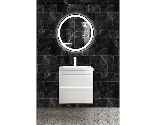 Тумба под раковину Art&Max AM-Platino-580-2C-SO-BM подвесная Белый матовый