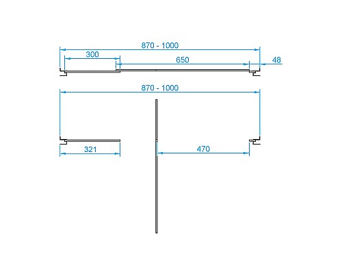 Душевая дверь RGW Passage PA-02 90 41080209-11 профиль Хром стекло прозрачное