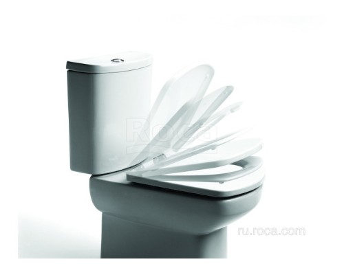 Крышка для чаши Roca Dama Senso Soft Close, укороченная 801512004 петли хром