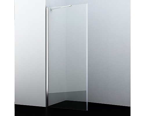 Душевая перегородка WasserKRAFT Aller 100 10H10-RP100 профиль Хром стекло прозрачное