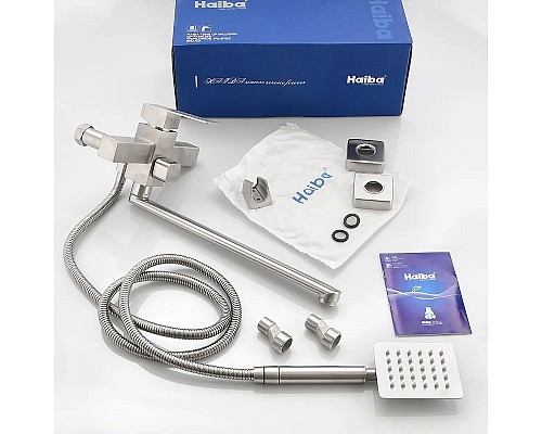 Смеситель для ванны Haiba HB22803 универсальный Нержавеющая сталь