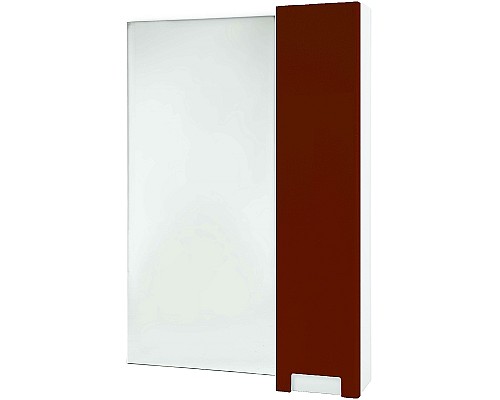 Зеркало со шкафом Bellezza Пегас 50 R 4610406021033 Красное Белое