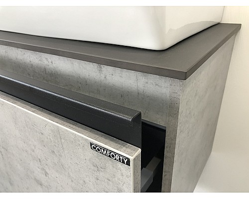 Тумба с раковиной Comforty Эдинбург 60 00-00001928 подвесная Бетон светлый